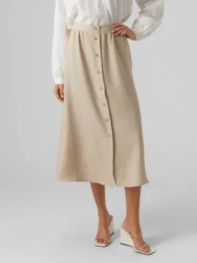 Vmmelaney High Waist Long Skirt