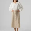 Vmmelaney High Waist Long Skirt