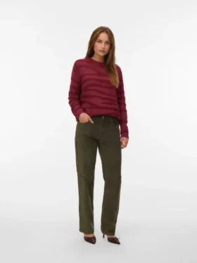 Vmmelisa Mid Rise Trousers
