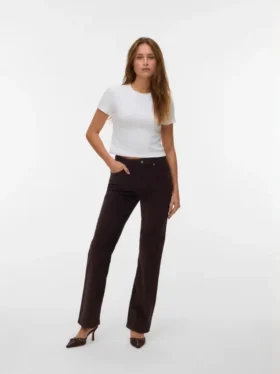 Vmmelisa Mid Rise Trousers