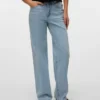 Vmmelisa Mid Rise Wide Leg Fit Jeans