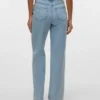 Vmmelisa Mid Rise Wide Leg Fit Jeans
