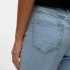 Vmmelisa Mid Rise Wide Leg Fit Jeans