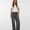 Vmmira Mid Rise Wide Fit Jeans