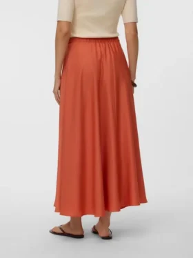 Vmmira Mid Waist Long Skirt