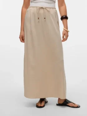 Vmmymilo Mid Waist Long Skirt
