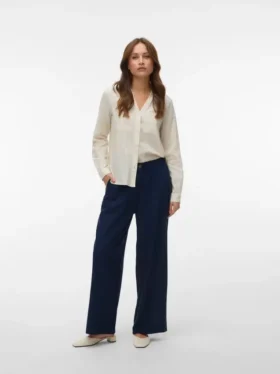 Vmmymilo Mid Waist Trousers
