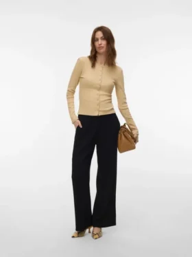 Vmmymilo Mid Waist Trousers