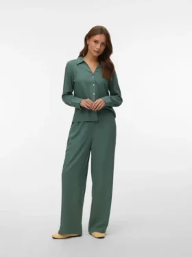 Vmmymilo Mid Waist Trousers