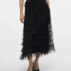 Vmnaja Mid Waist Long Skirt