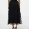 Vmnaja Mid Waist Long Skirt