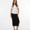 Vmnancy Mid Waist Long Skirt