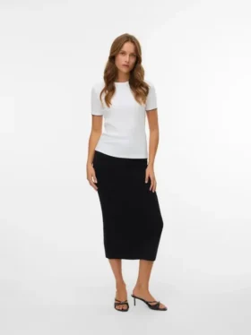 Vmnancy Mid Waist Long Skirt