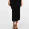 Vmnancy Mid Waist Long Skirt