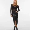 Vmnatalie High Waist Midi Skirt
