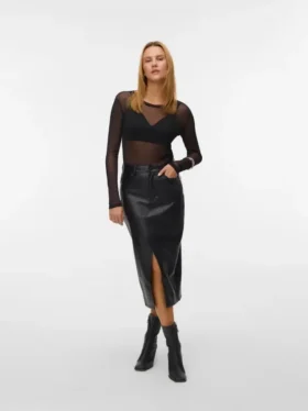 Vmnatalie High Waist Midi Skirt