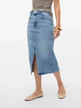 Vmnatalie High Waist Midi Skirt