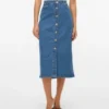 Vmnatty Mid Waist Midi Skirt