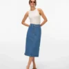 Vmnatty Mid Waist Midi Skirt