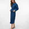 Vmnatty Mid Waist Midi Skirt