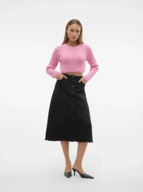 Vmnelly High Waist Long Skirt