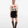 Vmnelly High Waist Short Skirt