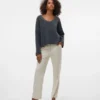 Vmnora Mid Waist Trousers