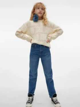 Vmolivia High Rise Mom Fit Jeans