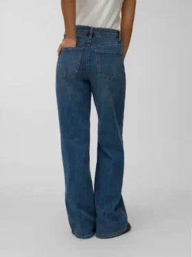 Vmolivia High Rise Wide Leg Fit Jeans