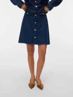 Vmolka Mid Rise Short Skirt