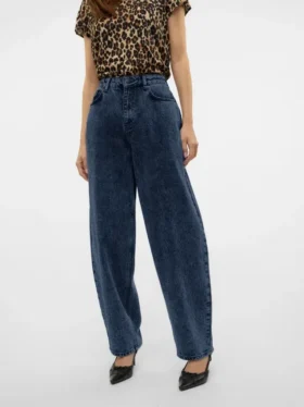 Vmollie High Waist Balloon Fit Jeans