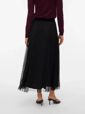 Vmpearl Mid Waist Long Skirt