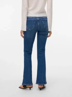 Vmphoebe Mid Rise Flared Fit Jeans