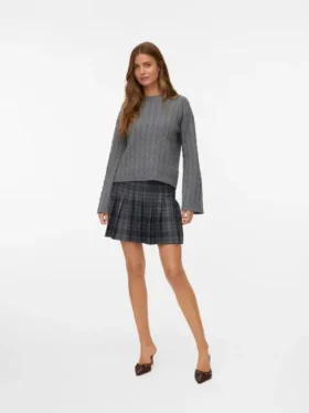 Vmpiper Mid Waist Short Skirt
