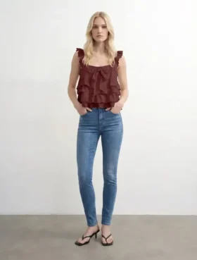 Vmpolly Mid Rise Skinny Fit Jeans