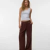 Vmpolly Mid Waist Trousers