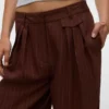 Vmpolly Mid Waist Trousers