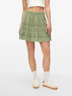 Vmpretty Mid Waist Short Skirt