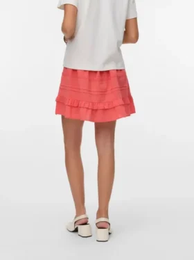 Vmpretty Mid Waist Short Skirt