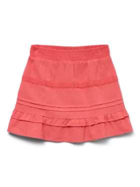 Vmpretty Mid Waist Short Skirt