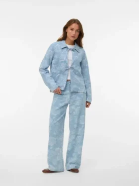 Vmrae High Rise Wide Leg Fit Jeans