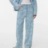 Vmrae High Rise Wide Leg Fit Jeans