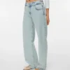 Vmrancy Mid Rise Wide Leg Fit Jeans