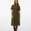 Vmray Corduroy Midi Dress
