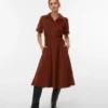 Vmray Corduroy Midi Dress