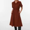 Vmray Corduroy Midi Dress