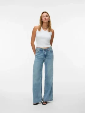 Vmremy Mid Rise Straight Fit Jeans