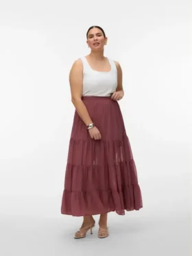 Vmrikke High Waist Midi Skirt