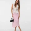 Vmrosie Mid Waist Midi Skirt