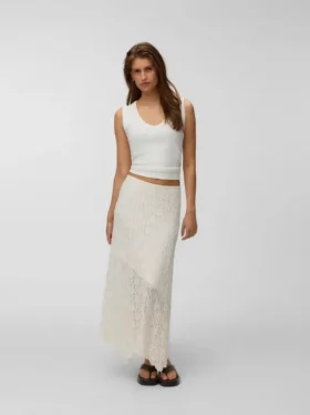 Vmrosie Mid Waist Midi Skirt